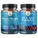 Bundle of Nootropic Brain Supplement for Memory & Focus with Bacopa Monnieri VIT A B6 Riboflavin Niacin Thiamin Folate and Pure Alpha Lipoic Acid Supplement - Acetyl L-Carnitine - ALA ALC Amino Acids