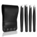 Ey brow's tweezers 4-part set professional beauty tool made of stainless steel set for trimming the eyebrows for at home when traveling for men and women