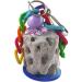 Yoogeer 2Pcs Bird Calcium Teeth Grinding Chew Treats Bird Beak Grinding Stone Toy for Parrot Parakeet Cockatiel Chinchilla Rabbit Gerbil Mouse Hamster - Buy Online on GoSupps.com