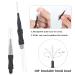 20pcs Micro Eyebrow Brush with Cap and Eyelash Spoolie for Brow and Lash Lamination - Buy Online on GoSupps.com