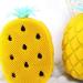 Lurrose Silicone Pineapple Body Scrubber - Yellow | Shower & Massage Brush for Dead Skin Removal | Loofah Dish Sponge - Buy Online on GoSupps.com