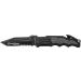 Smith & Wesson Border Guard 10in High Carbon S.S. Folding Knife with 4.4in Tanto Blade and Aluminum Handle for Tactical, Survival and EDC Partially Serrated Edge