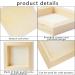 10 Pcs 5x5 Unfinished Wood Panel Boards for Crafts & Painting - DIY Art Projects, Pouring, Oils, Acrylics - Buy Online on GoSupps.com