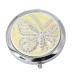JUSTFOX - Pocket mirror make-up mirror travel mirror double-sided makeup cosmetic model 13 butterfly