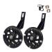 Training Wheels for Bike,Compatible for Bikes of 16 Inch,Flash Mute Wheel black