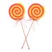 CHILDWEET 2pcs Lollipop Model Giant Fake Lollipops Christmas Lollipop Decorations Large Lollipop Ornaments Faux Lollipop Decor Birthday Lollipops Big Lollipop Prop Toy Studio Photo Plastic