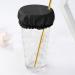 Buy Multifunctional Black Frosted Fabric Cup Covers | Portable Drink Protectors for Bars - International Shipping Available - Buy Online on GoSupps.com