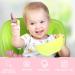 Baby Fork and Spoon Set - Silicone Toddler Utensils for Self-Feeding - Easy Grip Cutlery for Baby Led Weaning (Beige&Pink) - Buy Online on GoSupps.com