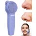 Face Wash Scrubber Cleanser Brush - Alyfini Silicone Electric Facial Cleansing Brush for Blackhead Remover Improve Acne Waterproof Shower Face Scrub Brush Exfoliating Massaging Deep Cleansing Pore Airyblue