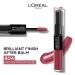 L'Or al Paris Infaillible 2-Step Lipstick 804 Metro Proof Rose - 24 Hour Hydrating Color & Lip Care Balm - Buy Online on GoSupps.com