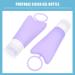 MILISTEN 1 Set 2 Silica Gel Bottle Travel Bottle Toiletry Containers for Travel Liquid Soap Travel Size Toiletries Travel Toiletries Body Wash Lotion Holders Soap Dispenser Purple Filling - Buy Online on GoSupps.com
