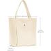 Moyaqi Canvas Tote Bag with Yoga Mat Carrier Pocket - Versatile Carryall for Office, Workout, Pilates, Travel, Beach, and Gym - Beige - Buy Online on GoSupps.com