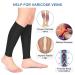 Calf Compression Sleeves 20-30mmHg Graduated Pressure for Swelling & Varicose Veins - Black-M - Buy Online on GoSupps.com