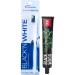 Wellsamed savings set with 1 piece Black'n White activated carbon toothbrush and 1 piece of Splat Blackwood Whitening toothpaste for a bright smile