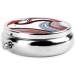 Shop Brown Marble Mini Round Pill Box | 3 Compartment Travel Organizer | Portable Medicine Case for Home & Office - Buy Online on GoSupps.com