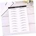 Ipetboom 4 Sheets Pairs False Eyebrows Eyebrow Stickers for Makeup Simulation Eyebrow 6 Proof Patch - Buy Online on GoSupps.com