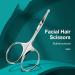 UNbit Nose Hair Trimmer Facial Hair Scissors Rounded Professional Stainless Steel Mustache Nose Hair Beard Eyebrows Eyelashes Trimming Clippers Trimmer - Buy Online on GoSupps.com
