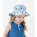 LACOFIA Toddler Baby Sun Hat | Wide Brim Bucket Hat for Outdoor Swim | Adjustable 6-24 Months | Unisex Kids Summer Hat | Light Blue - Buy Online on GoSupps.com