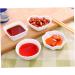 Zerodeko 2pcs Sauce Plate Sauce Dipping Bowl Ceremic Dipping Snack Platter Mini Bowls Ceramic Dessert Plate Seasoning Sauce Dish Condiment Dish Bowl Small Glass Bowls White Food Blush - Buy Online on GoSupps.com