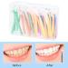 40pcs Interdental Brushes Set - L Shape Mini Toothbrushes in 5 Colors for Effective Oral Care - Buy Online on GoSupps.com