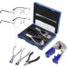 Professional Eye Glass Repairing Tools Kit Rimless Eye Glass Repairing Kit lasses Repair Pliers Rimless Glasses Frame Eyeglass Optical Kit with Storage Box