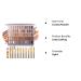 UCANBE Pro 60 Shades Eyeshadow Palette + 15pc Makeup Brushes Set - High Pigmented Naked Nudes, Shimmer, Matte, Metallic Smokey Eye Shadow - Neutral Pallet Kit - Buy Online on GoSupps.com