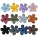 12 Pcs Flower Claw Clip Large Flower Hair Clip Matte Thick Cute Hair Claw Clip for Women Girls Hair Accessories by MLMOMVME Solid Colors Matte Solid color