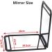 Mpowtech Hand Held Mirror for Haircut & Beauty Salon - Barbershop | 14.17 x 9.45 Mirror with Handle - Buy Online on GoSupps.com
