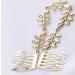 Yueton 2pcs Fashion Ladies Athena Olive Branch Tassel Leaf Hair Clips - Bride Headwear Boho Headbands - Buy Online on GoSupps.com