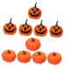 HOMSFOU Foam Pumpkin Decor 10pcs cupboard halloween Photography Props Halloween Ornament Halloween Ornament Halloween Adornment stick Expandable pumpkin flower decorations bouquet