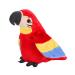 ITODA Electric Talking Parrot Plush Toy for Kids Electronic Pet Educational Toys Cute Talking Parrot Toy Doll Lovely Speaking Record Repeat Dance Waving Wings Bird Baby Birthday Gifts (Red-2)