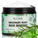 Rosemary Mint Hair Mask For Damaged Dry Frizzy Hair Against Dryness and Damage Anti-Break Intensive Bond Repair Deep Conditioning Masque(380ML)