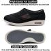 Women's Arch Support Diabetic Walking Shoes - Adjustable Closure, Extra Wide Width, Orthopedic Sneakers for Bunions, Pain Relief (Black, Size 9 Wide) - Buy Online on GoSupps.com
