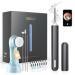 Ear Wax Removal Cleaner 1080P HD Ear Camera with 6 Cool White LED Lights and Wax Remover for iPhone iPad Android Phones Ear Cleaning Camera Waterproof IP67-Black(Gift FACE Clean) Black3