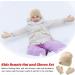 XYIYI Infant Toddler Winter Beanie Hat and Mitten Set - Unisex Knitted Warmth for Boys and Girls 2-5 Years (Beige) - Buy Online on GoSupps.com