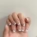 DMQ French Fake Nails 48Pcs Medium Short Nude Full Cover Press on Nails with Glue - Nail Art Manicure Set for Women and Girls - Buy Online on GoSupps.com