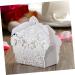 ABOOFAN 50pcs Boxes Hollow Bakery Treat Boxes Favour Boxes Wedding Favours Boxes Wedding Bags Chocolate Candy Holder Gift Boxes Wedding Favor Bags Wedding Box White Bride - Buy Online on GoSupps.com