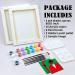 VOCHIC Couples Paint Party Kit Pre Drawn Canvas 8x10 (2 Pack) for Adults | Paint and Sip Date Night Games for Elegant Ladies and Gentlemen - Buy Online on GoSupps.com