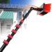 Telescopic Rod Water-Bearing Window Cleaning Rod Window Cleaner with Telescopic Handle for Window Glass Wall photovoltaic Panel Cleaning 36FT/10.8M