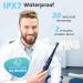 Rechargeable Sonic Electric Toothbrush with 7 Brush Heads - 3 Modes, Smart Timer, IPX7 Waterproof - Blue (Teens & Adults) - Buy Online on GoSupps.com