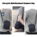 Etercycle Small Crossbody Bag - Lightweight Water Resistant Satchel for Men & Women | Mini Side Shoulder Bag with Headphone Plug & Outer Pocket (Black) - Buy Online on GoSupps.com