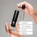 BOTIZR Signature TSA-Approved Mini Hand Sanitizer Holder - Black-Cap Refillable Spray Bottle - Buy Online on GoSupps.com