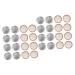 POPETPOP 60 Pcs Mason Jar Lids Wide Mouth Mason Jar Lid Cover Mason Jar Sealing Lid Sprouting Lids for Mason Jars Electric Wok Strainer Lid Reusable Canning Dinner Plate Leakproof Tinplate Silverx2pcs 8.6X8.6X0.2CMx2pcs