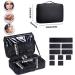 Buy Waterproof Cosmetics Bag - Adjustable Divider Makeup Organizer for Travel | Lottery Travel Makeup Bag (L-Black) - Buy Online on GoSupps.com