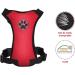 Slowton Dog Harness with Seat Belt for Car | Breathable Latex Network Tissue | Safety Harness for Everyday Sports | Vermilion Color | Size S - Buy Online on GoSupps.com