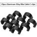 Saipe 20pcs Aluminum Bike Cable C-Clips Brake/Derailleur Shift Cable Clamp Set - Buy Online on GoSupps.com