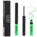 Aomig Matte Felt Tip Liquid Eyeliner Pen Waterproof Long Lasting Smudgeproof Pencil for All Eye Shapes 10 Green
