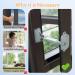 SAFELON Adjustable Window Gap Size Baby Safety Window Restrictor Childproof Window Safety Lock for Kids&Pets Easy to Install and Use (2 Pcs Grey) 2 Pcs Grey - Buy Online on GoSupps.com