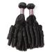 RemeeHi Brazilian Curly Hair Bundles - 12 Inch Natural Black Weft Extensions for Women - Buy Online on GoSupps.com