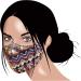 CINNEA BOHO STYLE Fashion Makeshift Face Mask Community Mask with 2 Wearing Options + Free Storage Bag